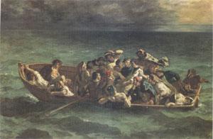 Eugene Delacroix The Shipwreck of Don Juan (mk05) China oil painting art